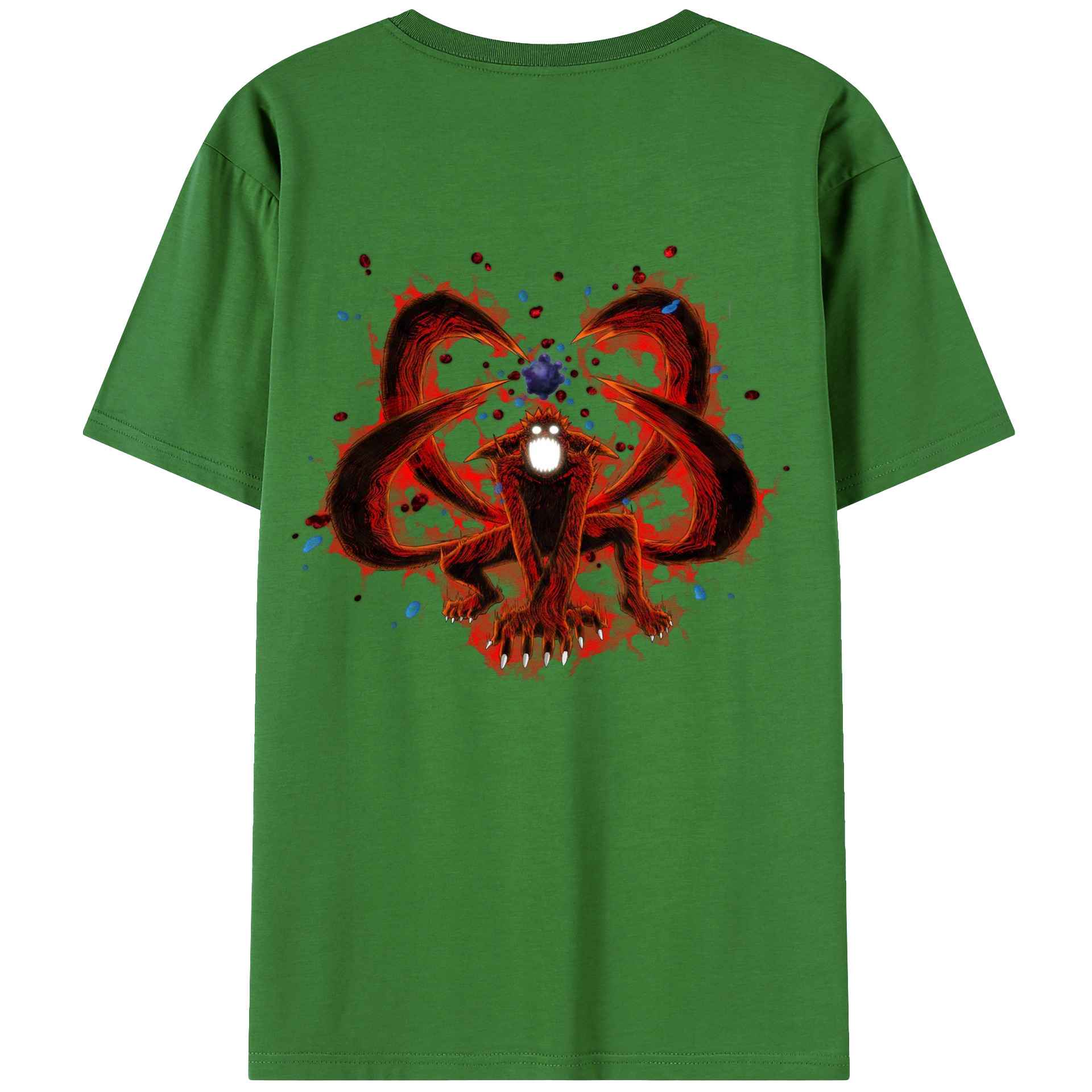 （画像用） NARUTO -ナルト- うずまき ナルト Uzumaki Naruto レディース半袖Tシャツ(バックプリント)